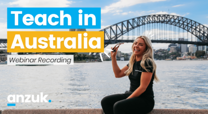 Teach in Australia Webinar – NZ Hosted