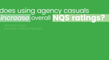 Does using agency casuals increase overall NQS ratings?