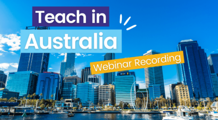 Teach in Australia for NZ Educators Webinar Recording