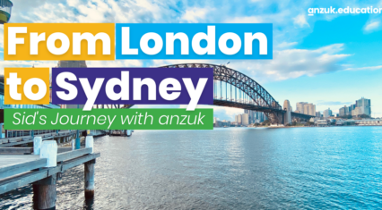 From London to Sydney: Sid’s Journey with anzuk!