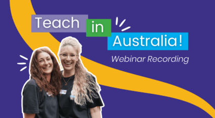 Teach in Australia Webinar – for NZ Educators!