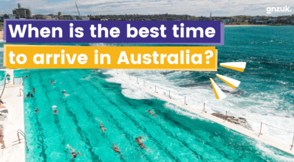 When is the best time to arrive in Australia?